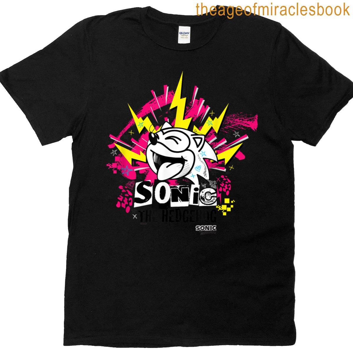 Sonic The Hedgehog – Punk Sonic T-shirt