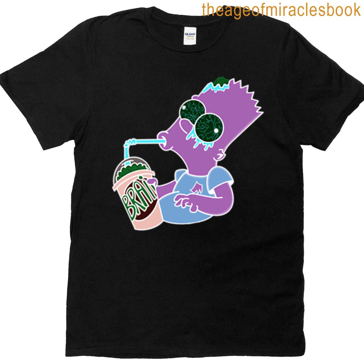 Zombie Bart Purple Brain Freeze Edition T-shirt