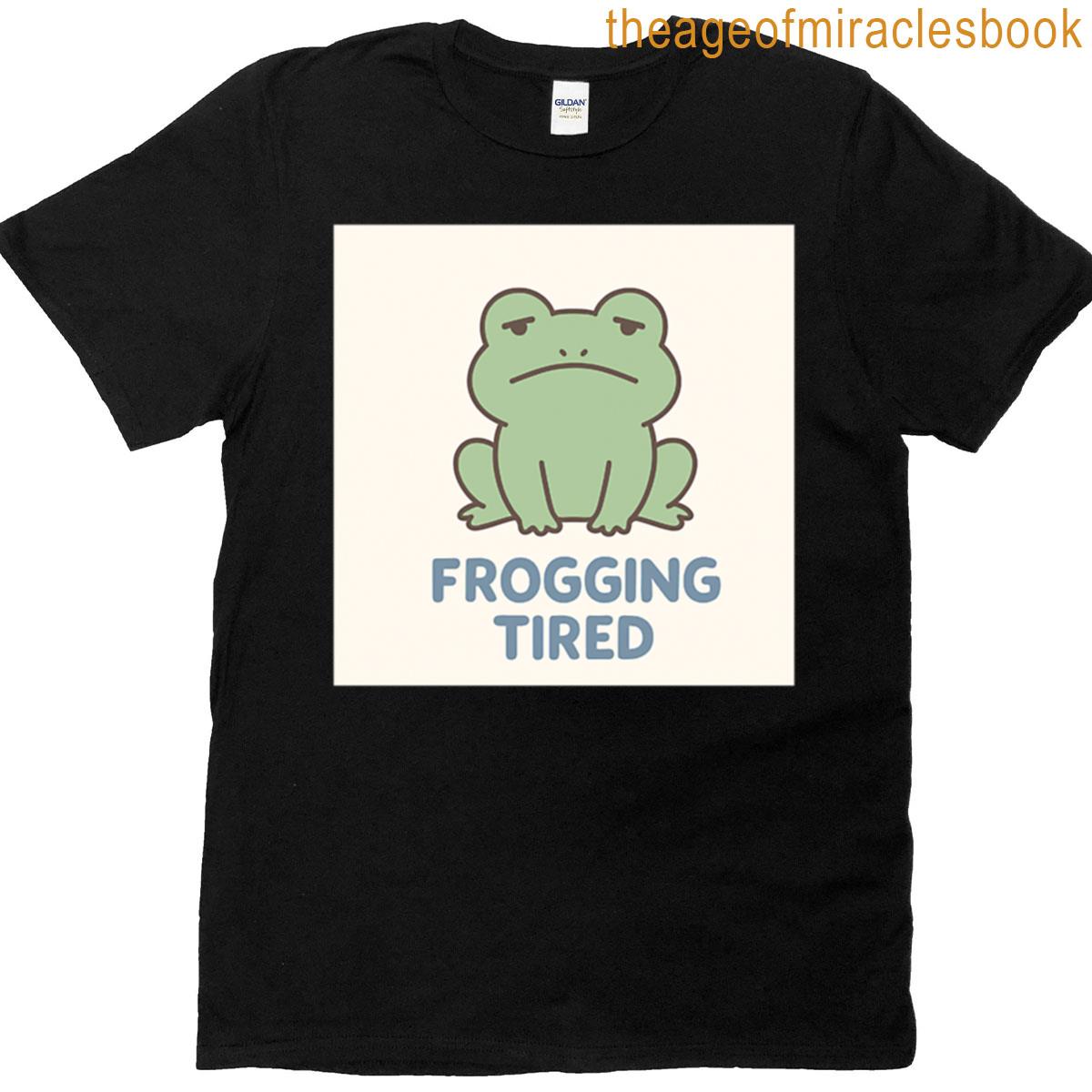 Frogging Tired Oversized T-shirt