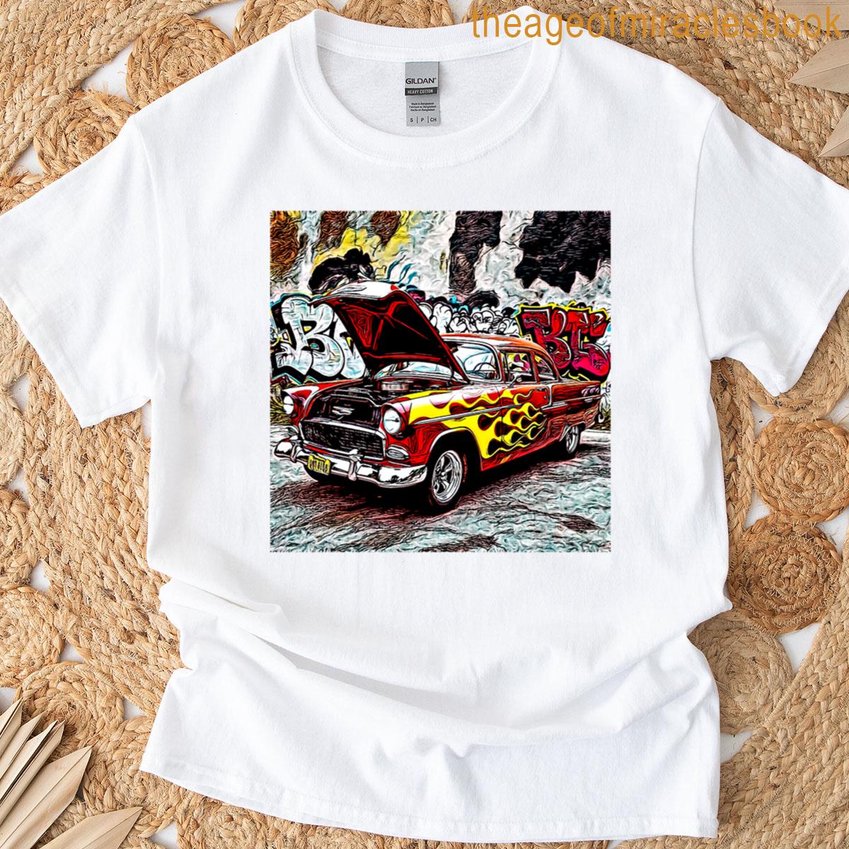 Hot Rod Red Burning Lightning2 T-shirt