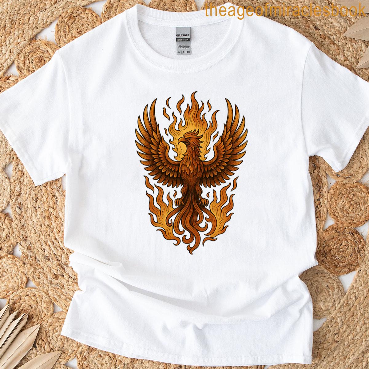 Phoenix Rebirth In Flames T-shirt