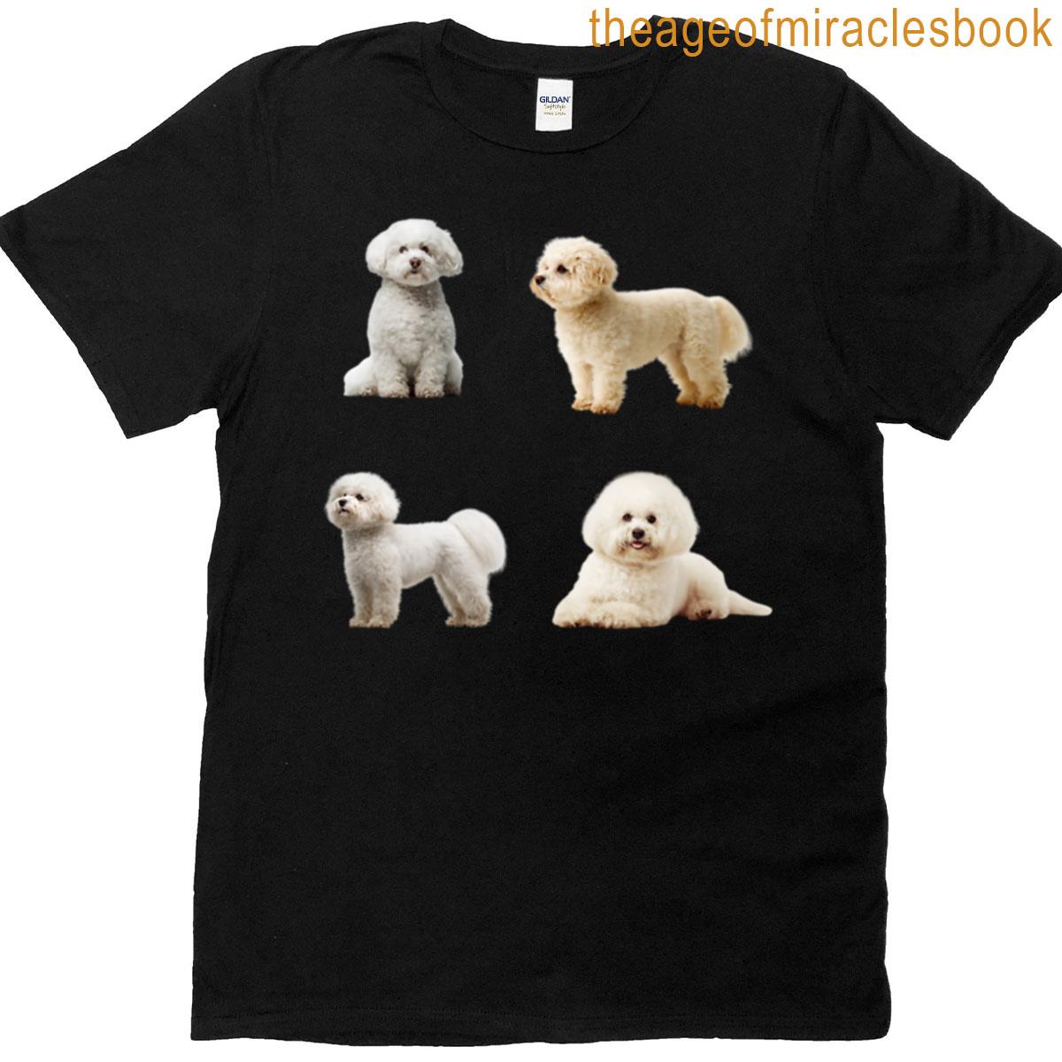 Bichon Frise Dogs Oversized T-shirt