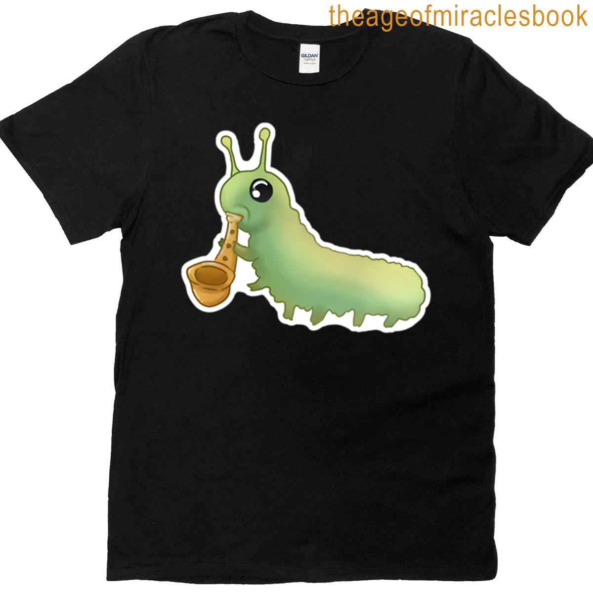 Caterpillar Playing The Saxaphone Oversized T-shirt