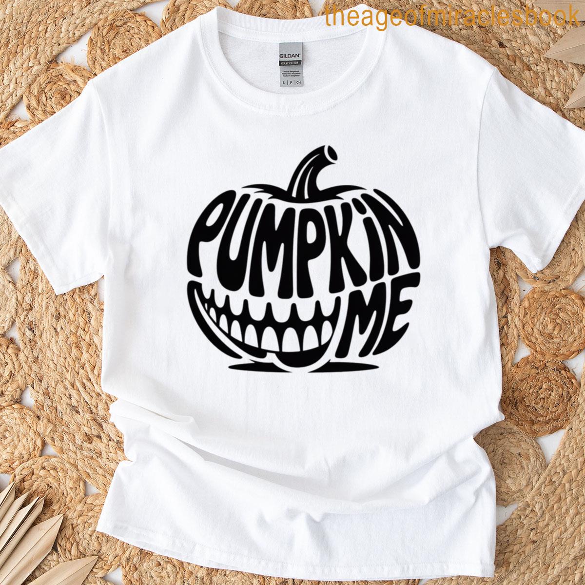 Creepy Pumpkin Grin Oversized T-shirt