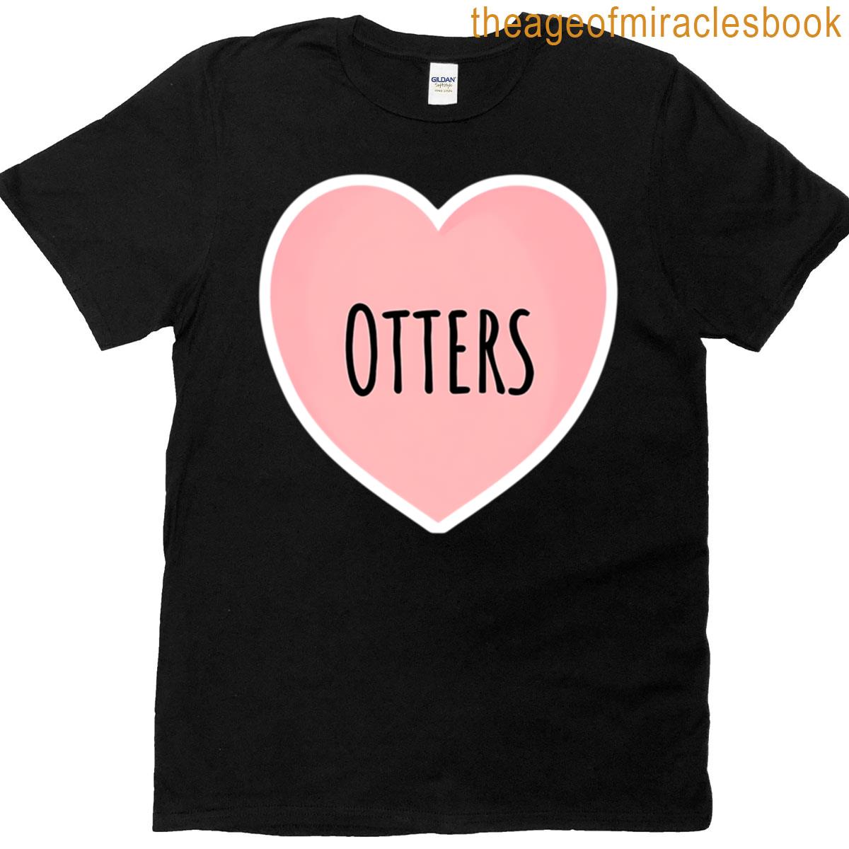 I Heart Otters T-shirt