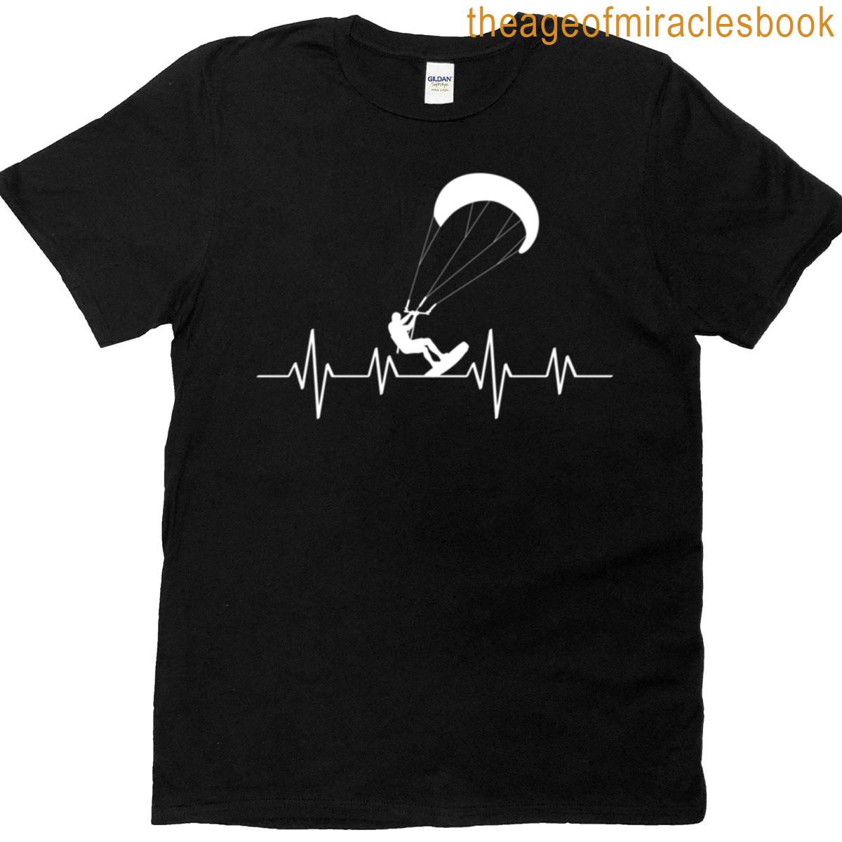 Kitesurfing Heartbeat T-shirt