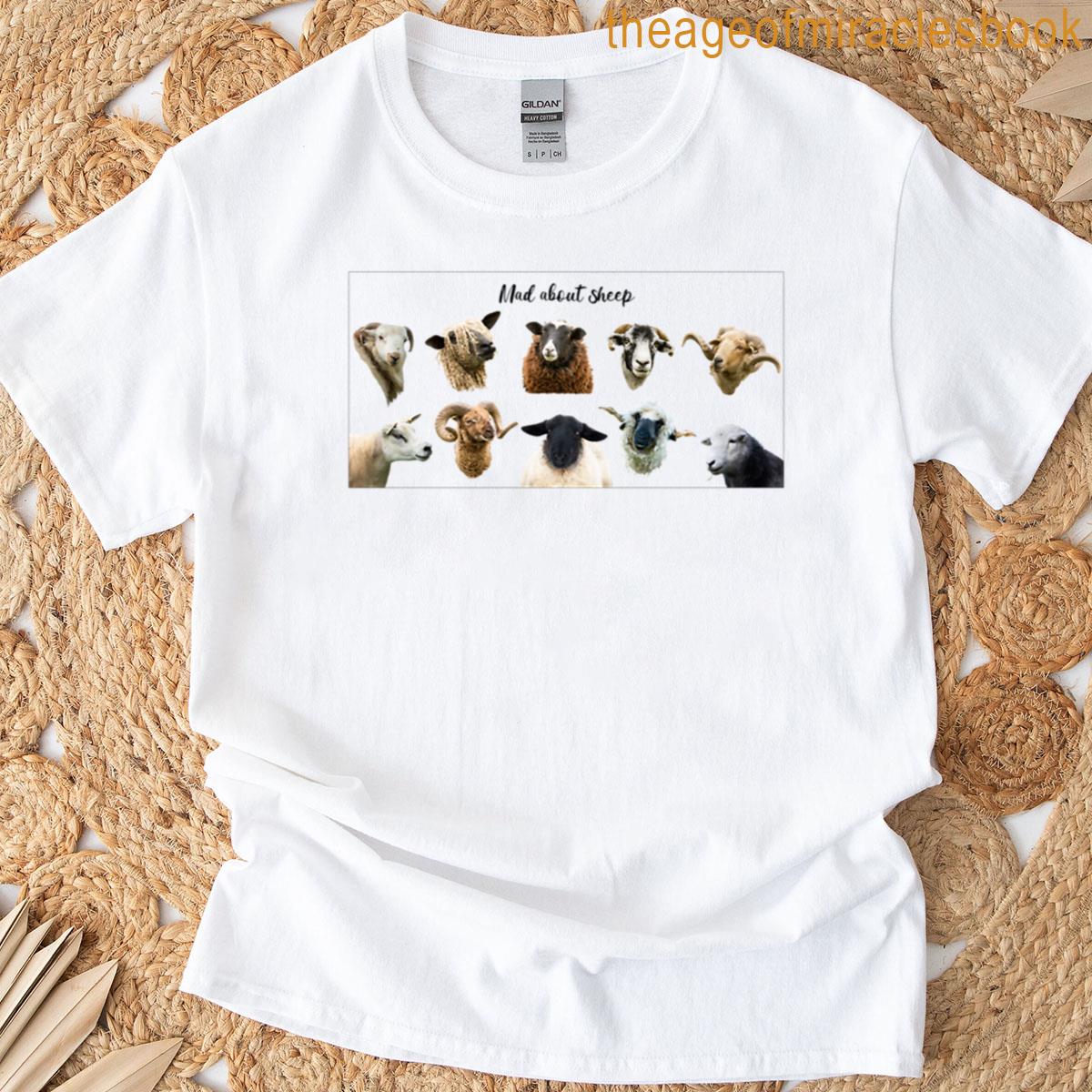 Mad About Sheep Placement Print Ii T-shirt
