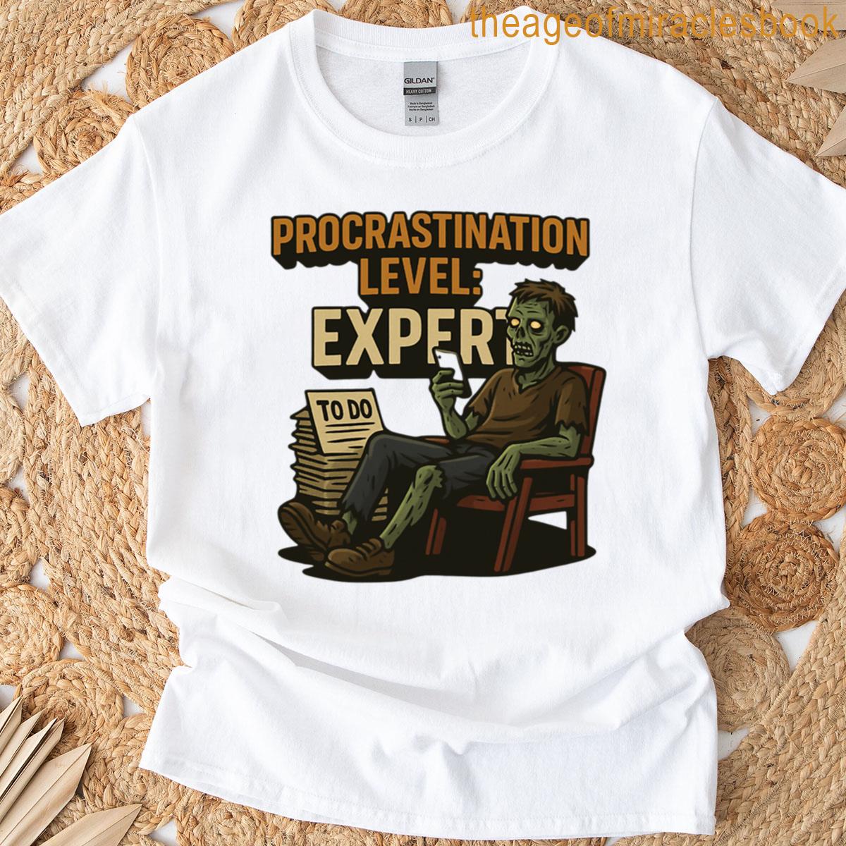 Procrastination Level Expert 2 Oversized T-shirt