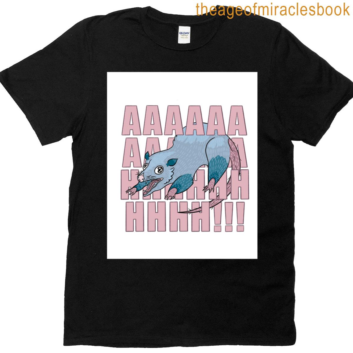 Screaming Possum Graphic T-shirt