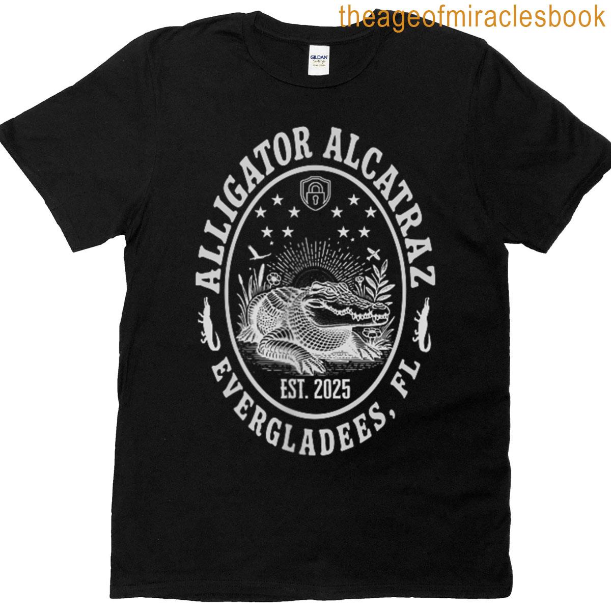 Alligator Alcatraz Parody Design T-shirt