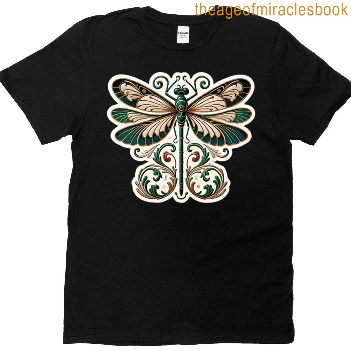 Art Nouveau Dragonfly T-shirt