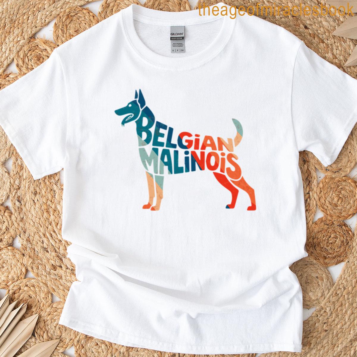 Belgian Malinois Retro Silhouette T-shirt