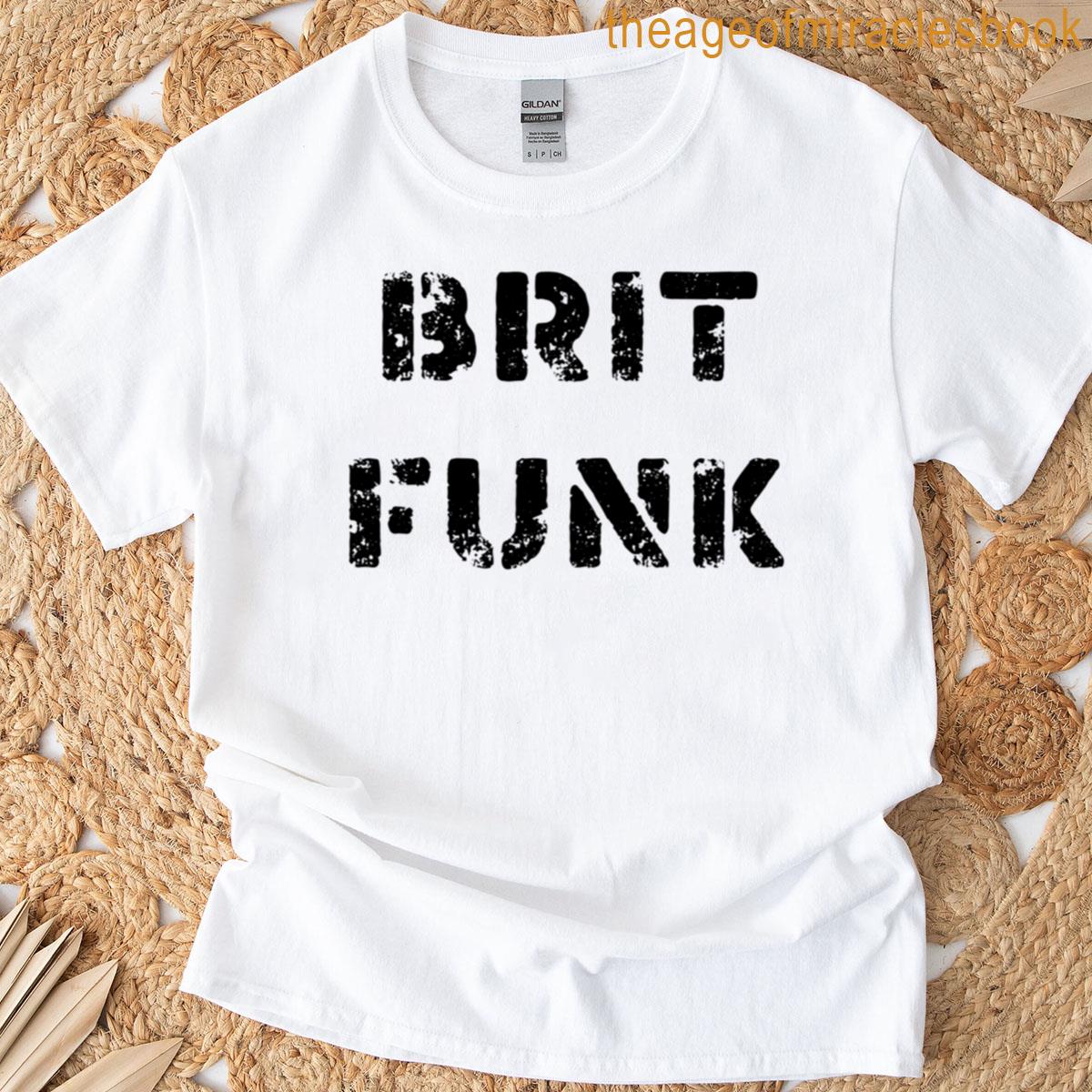 Brit Funk – Black Lettering T-shirt