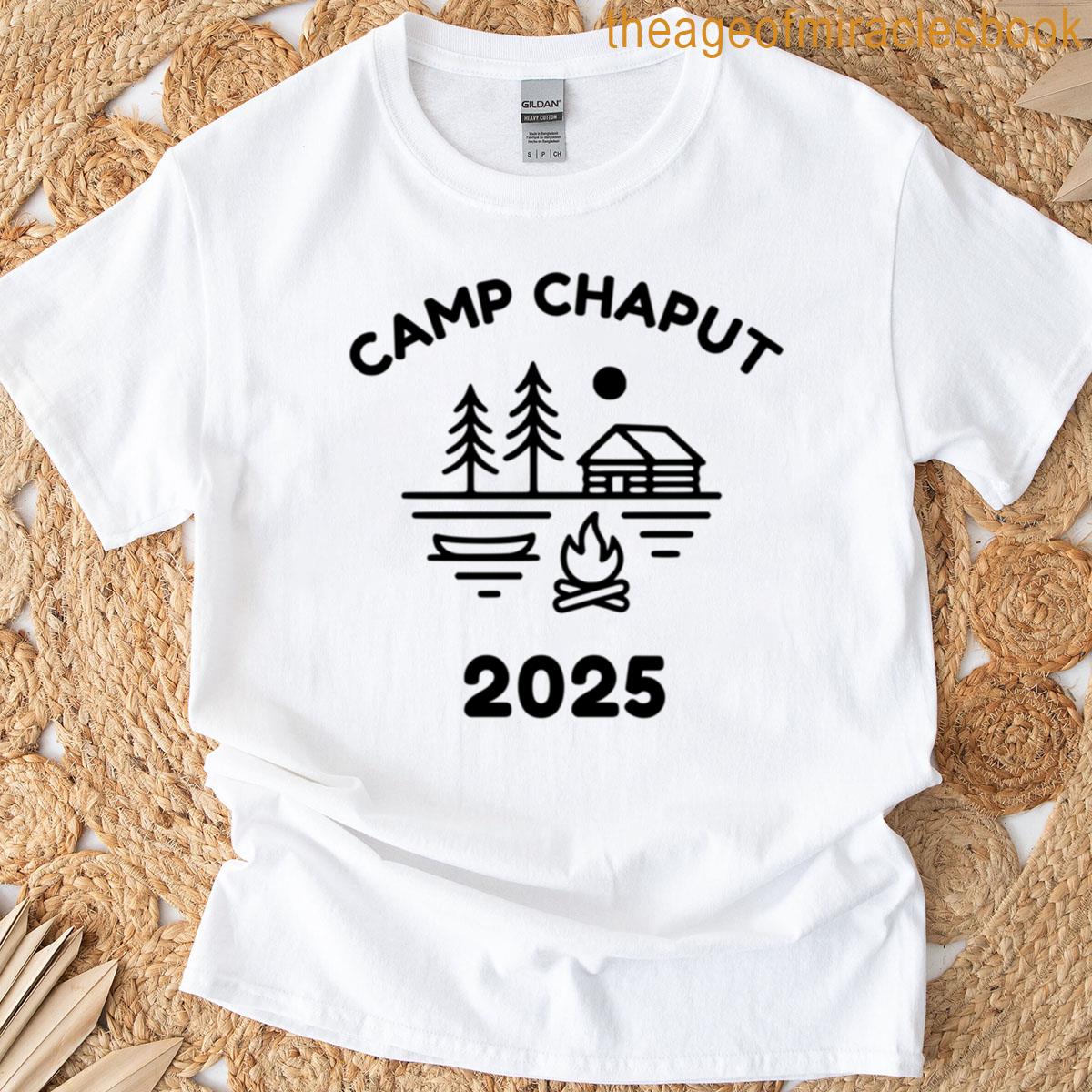 Camp Chaput 2025 Black Text Oversized T-shirt