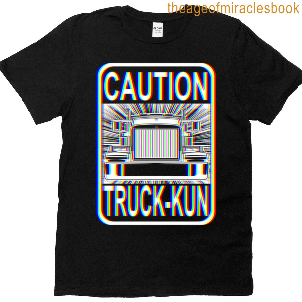 Caution Truck-kun T-shirt