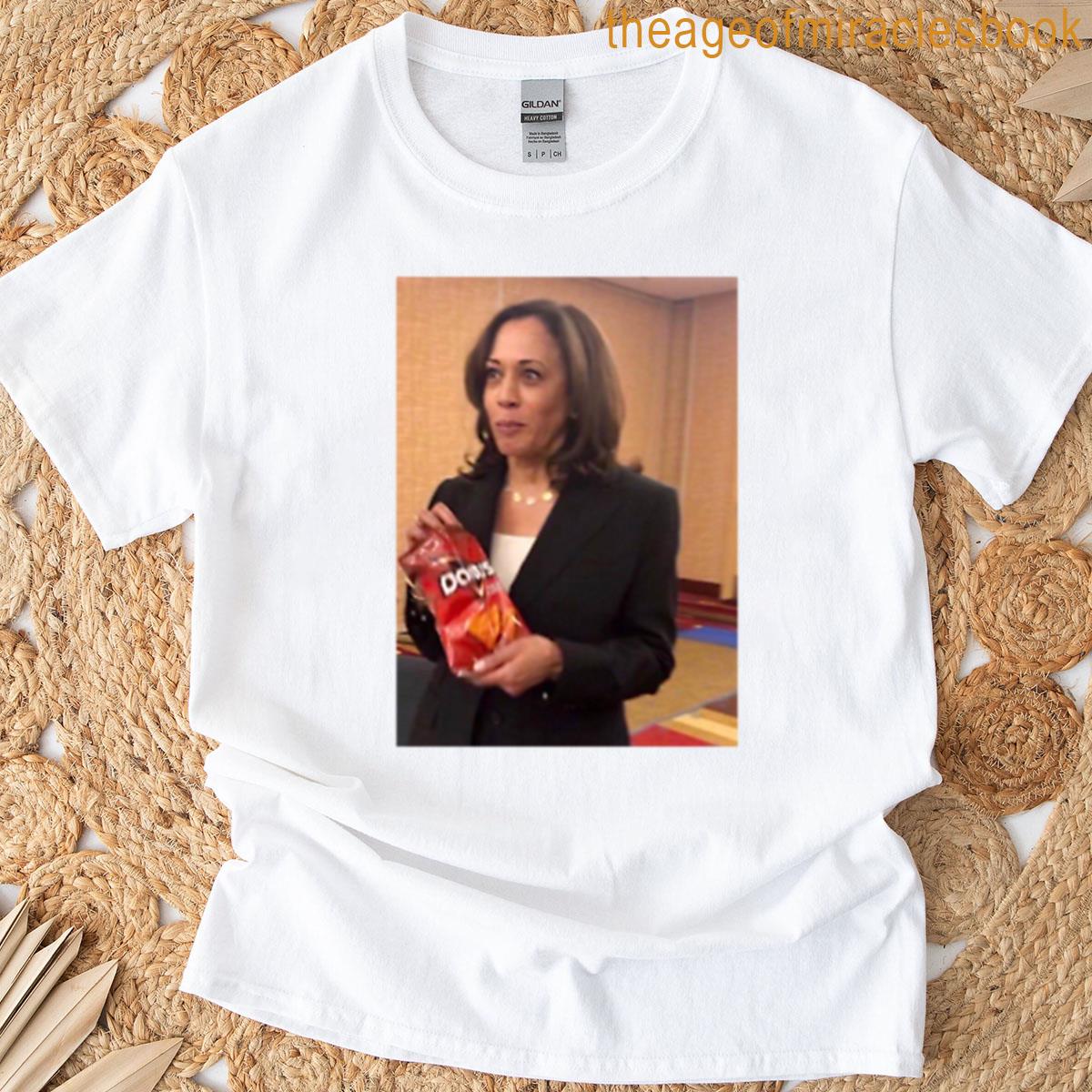 Kamala Harris Eating Doritos T-shirt