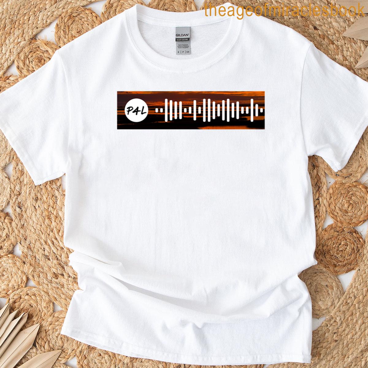 Left Hand Free Obxp4l Theme Spotify Code T-shirt