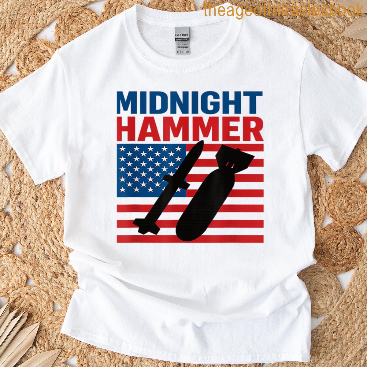 Midnight Hammer Red White Boom T-shirt