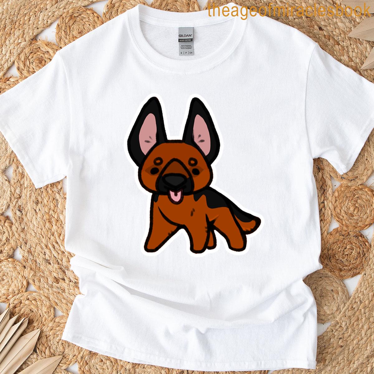 Red German Shepherd Blep T-shirt