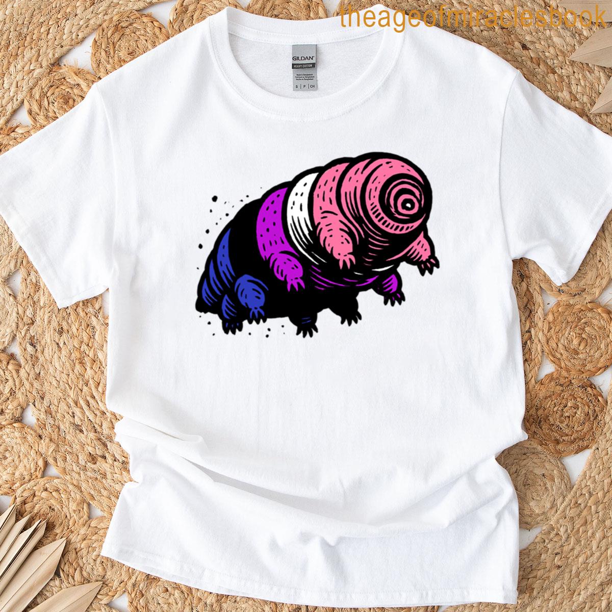 Asexual Pride Flag Tardigrade T-shirt