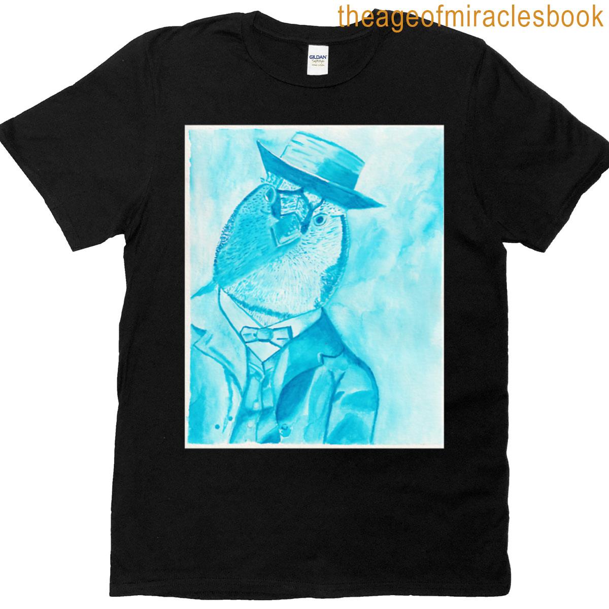 Blue Bird In A Suit T-shirt