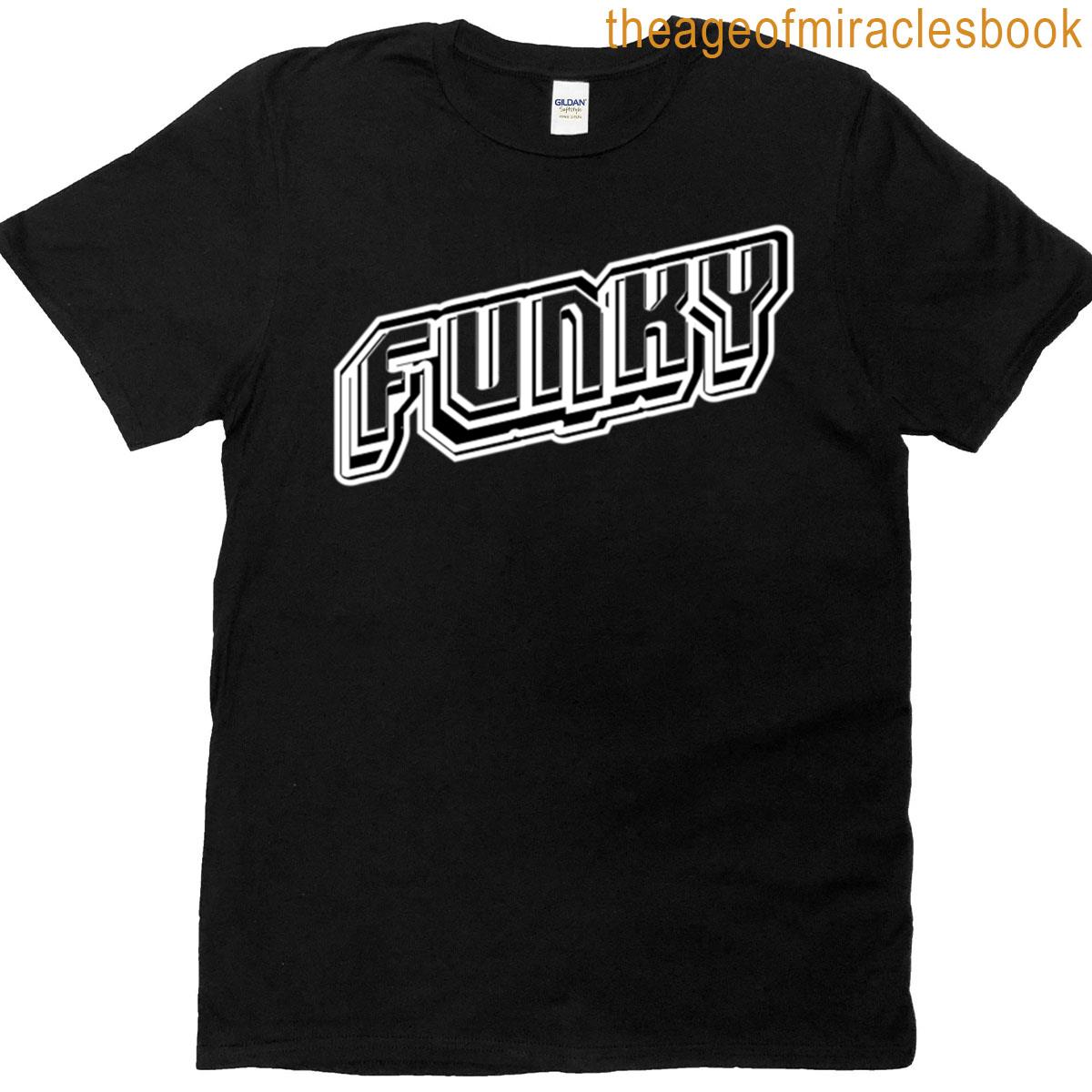 Funky Blk On Wht Open T-shirt