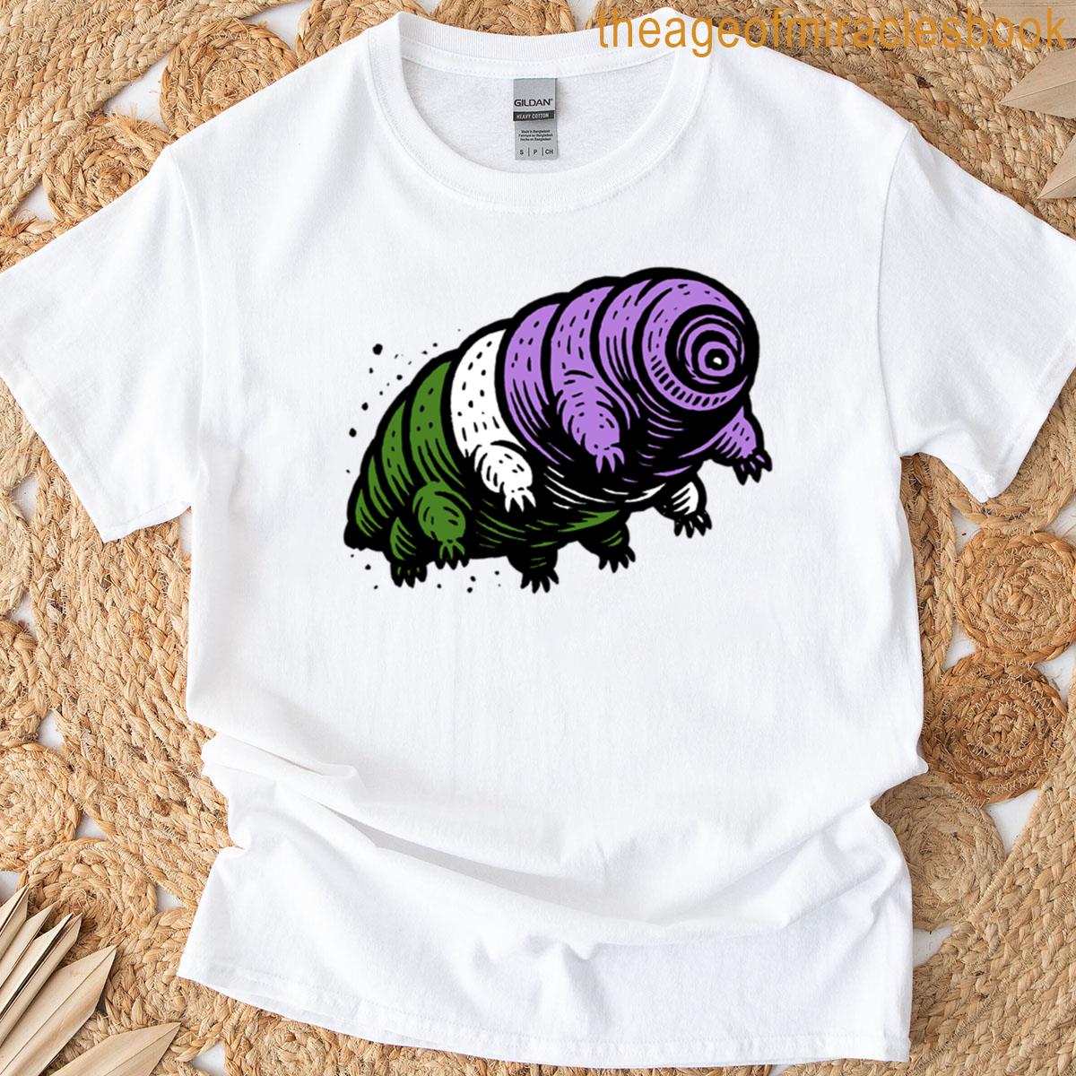 Genderqueer Pride Flag Tardigrade T-shirt