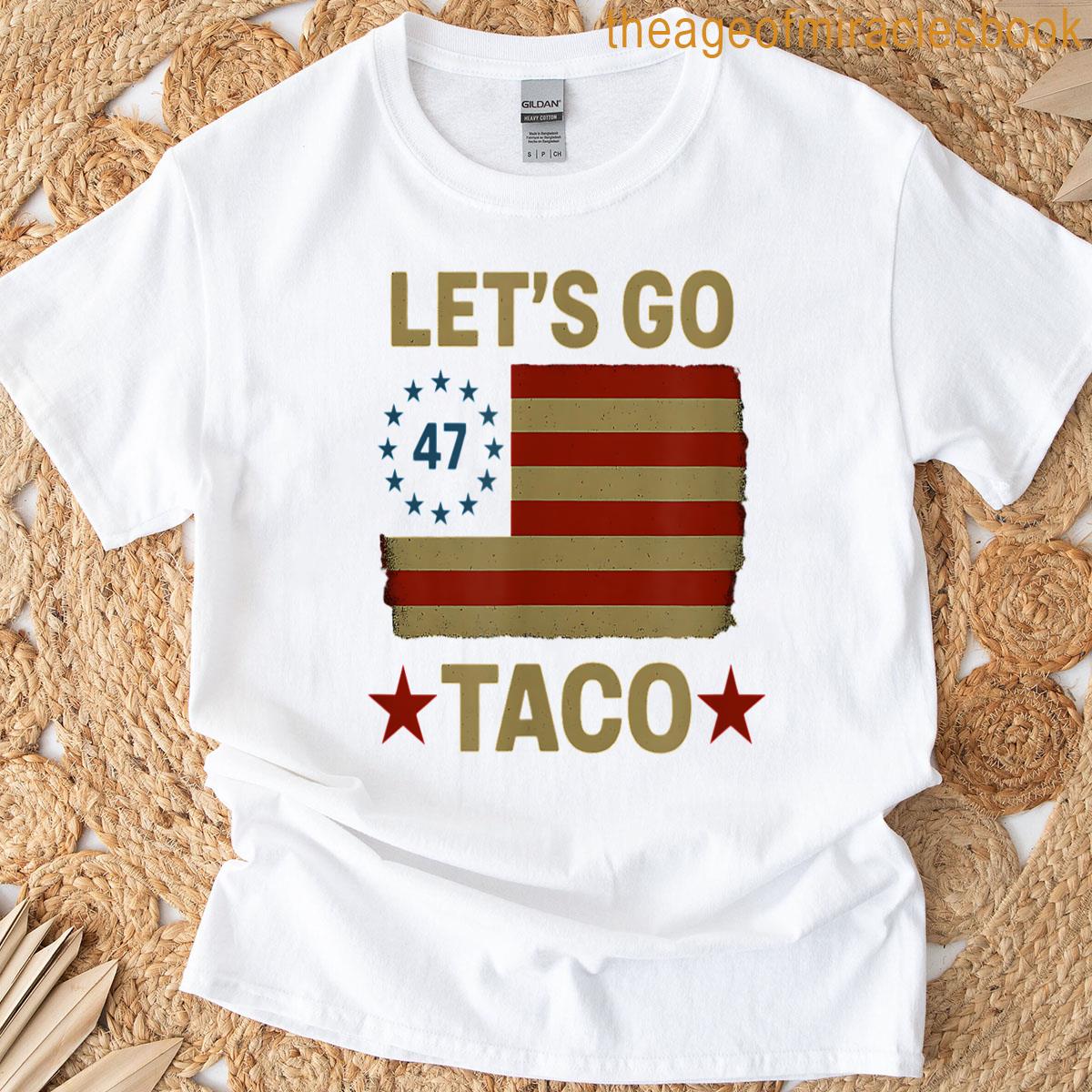 Retro Lets Go Taco Funny Lets Go Taco T-shirt