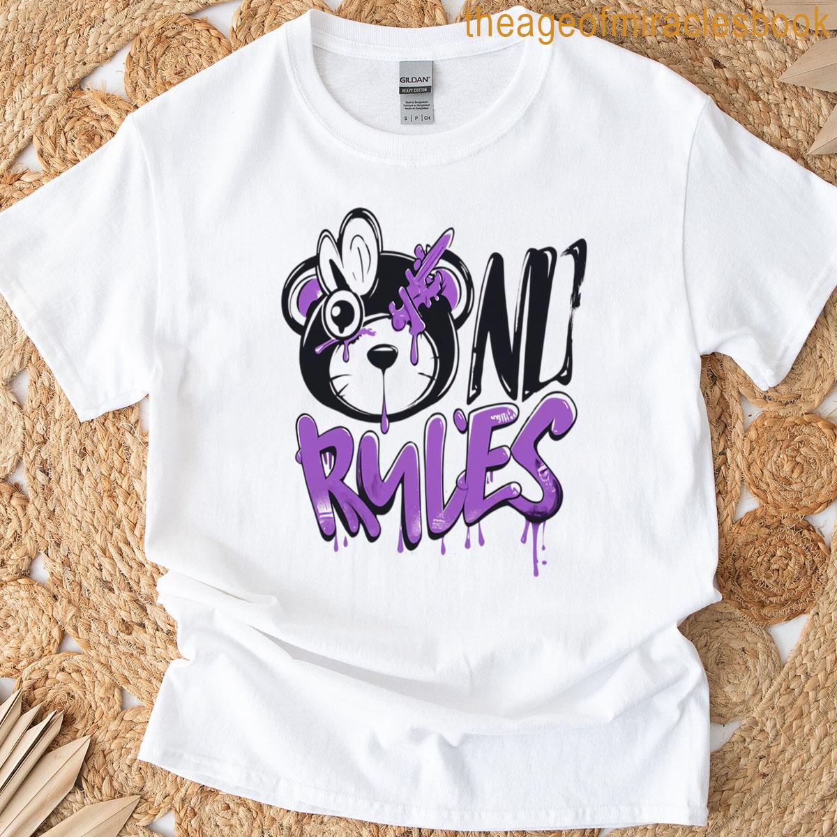 Teddy Bear With A Knife Graffiti T-shirt