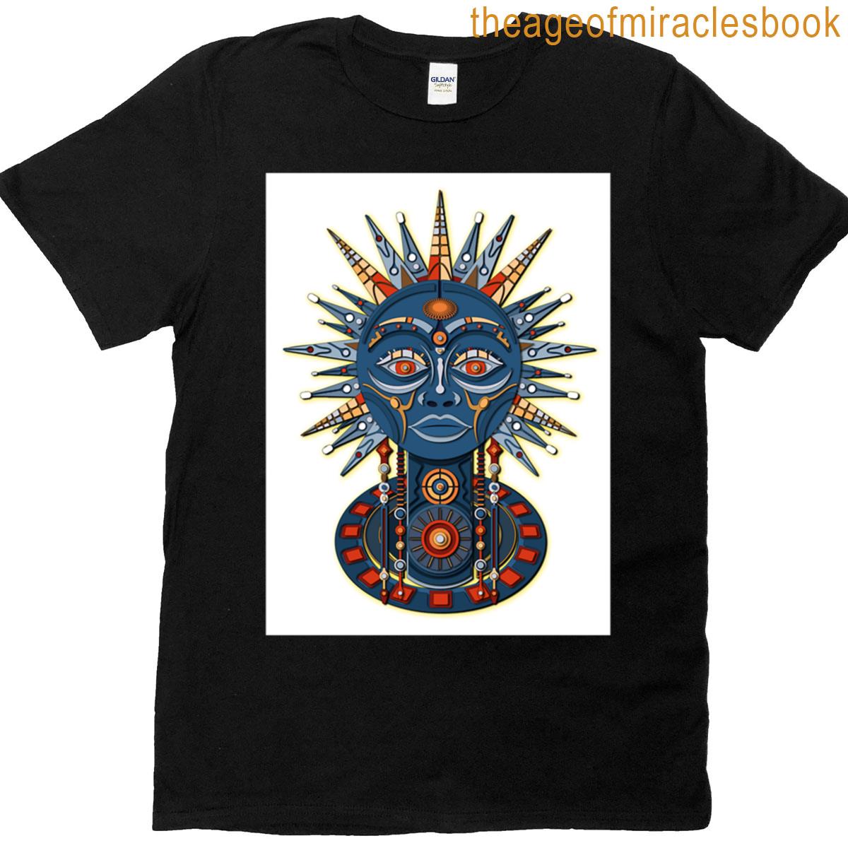 African Mask Vector Illustration T-shirt