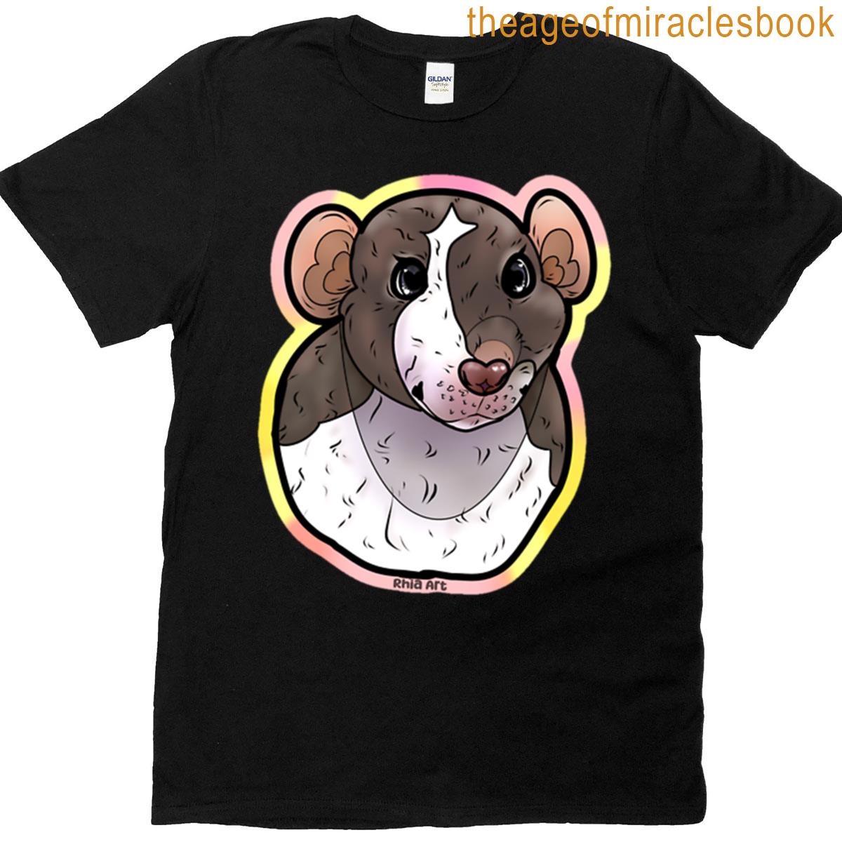 Cutie Rat Portrait T-shirt