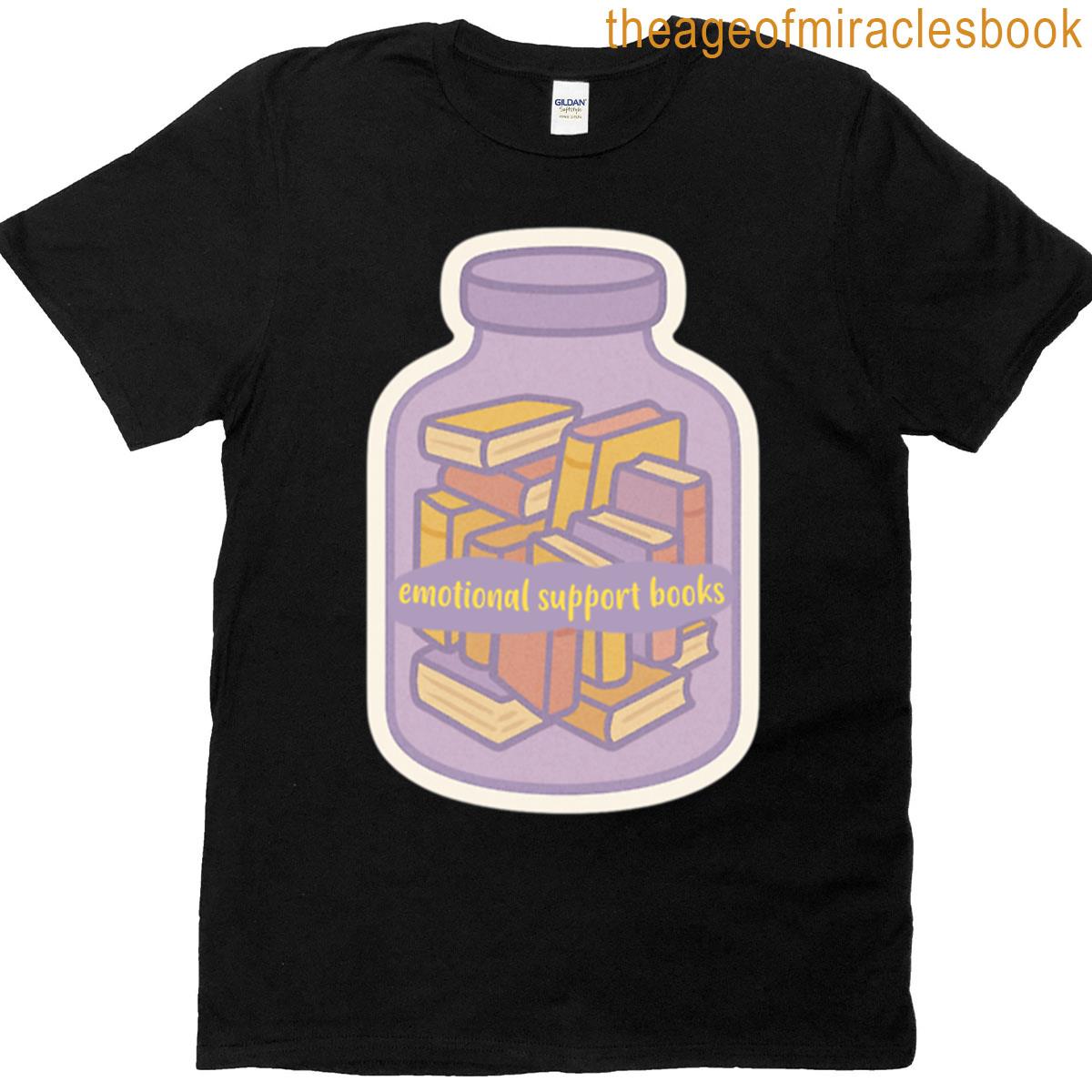 Emotional Support Books Bottle T-shirt
