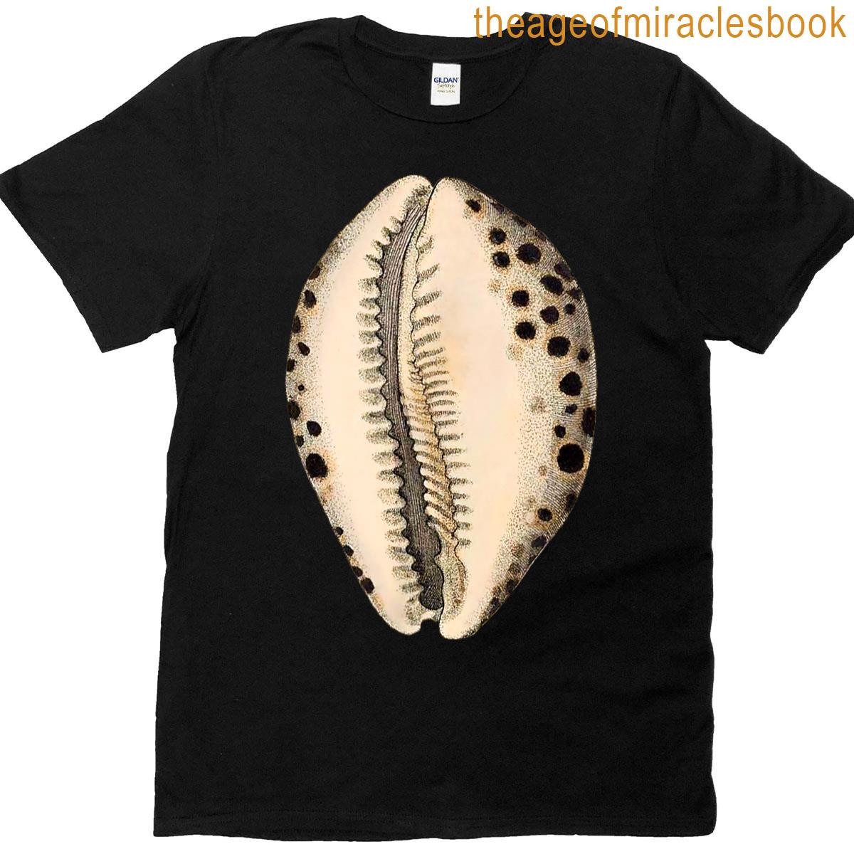 Leopard Cowry Shell Front And Back Designs T-shirt