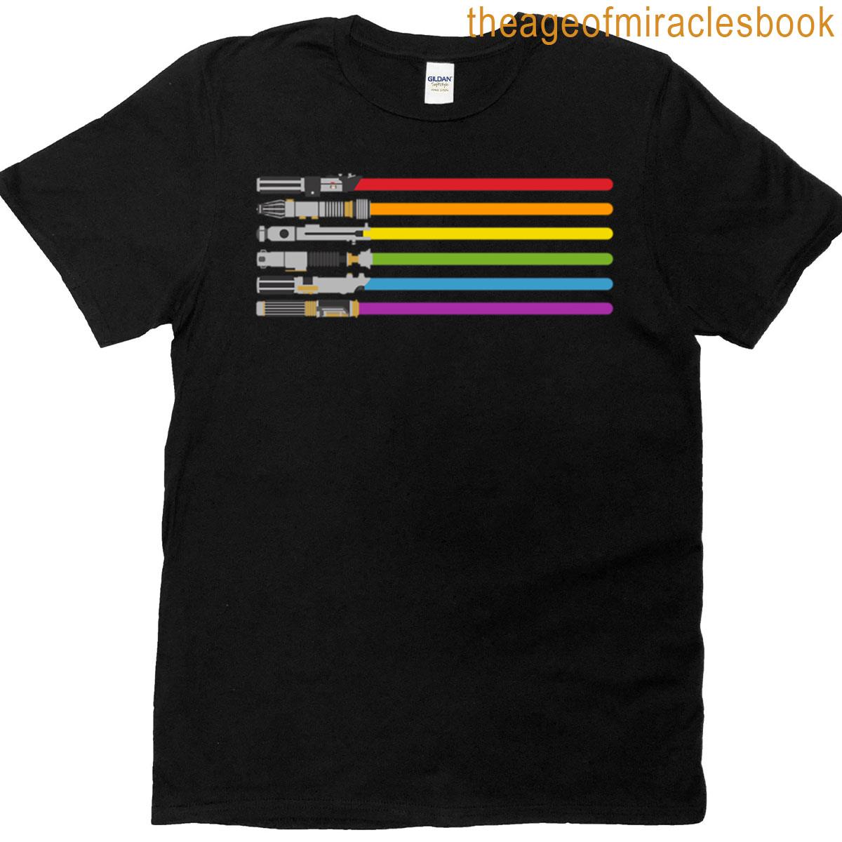 Lightsaber Rainbow T-shirt