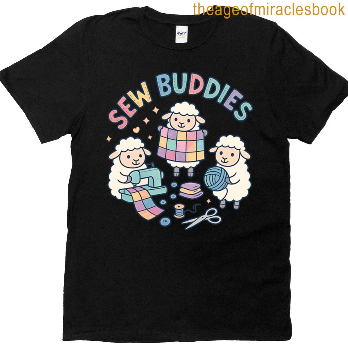 Sewing Buddies Sheepism Logo T-shirt