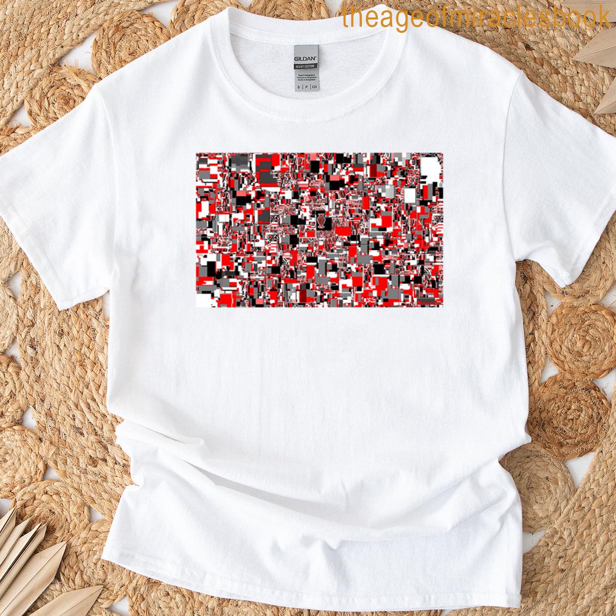 Shadow Glass Pattern T-shirt