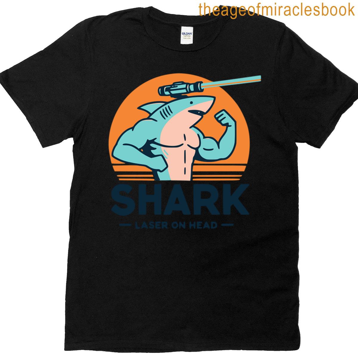 Shark With Laser On Head 001 T-shirt