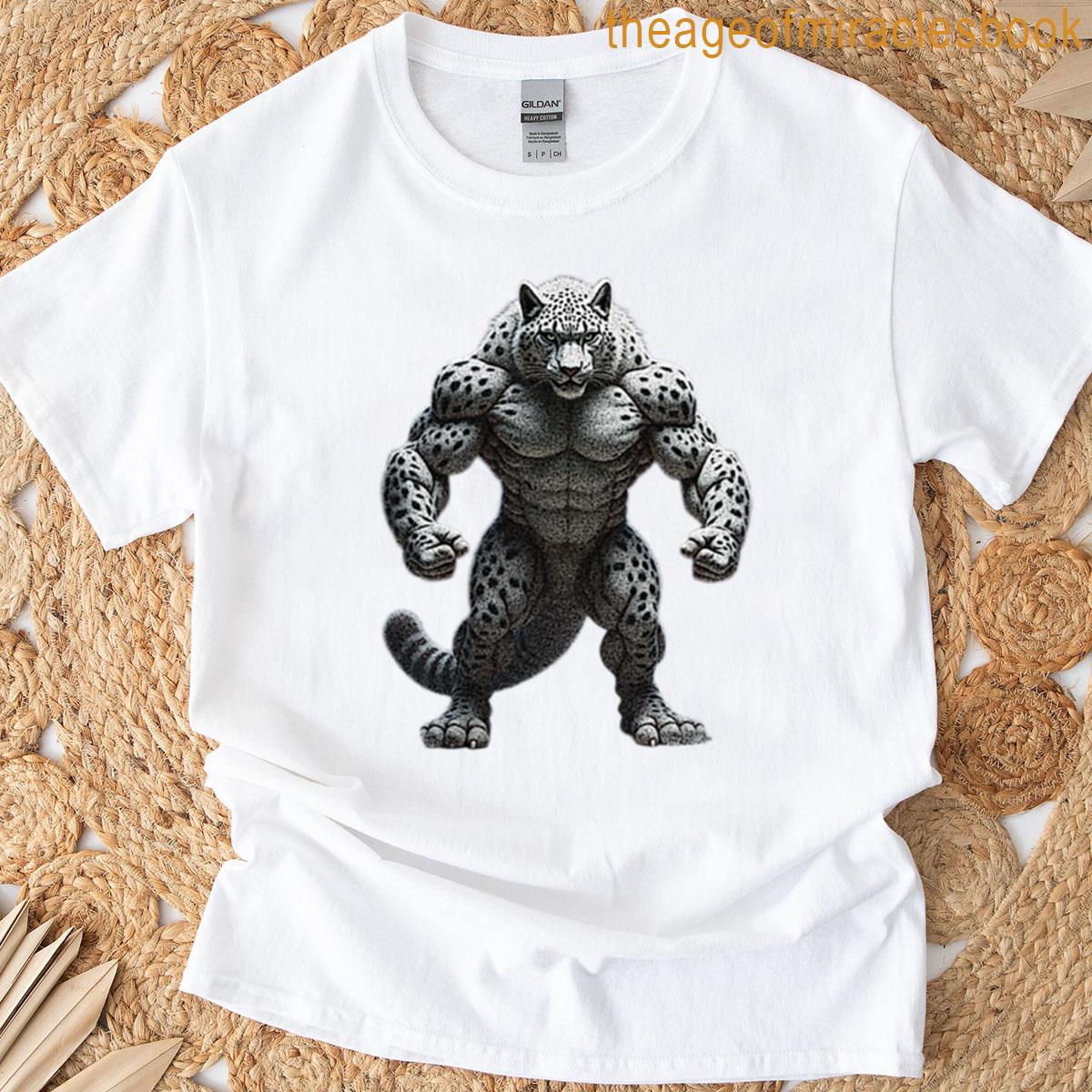 Snow Leopard Bodybuilder T-shirt
