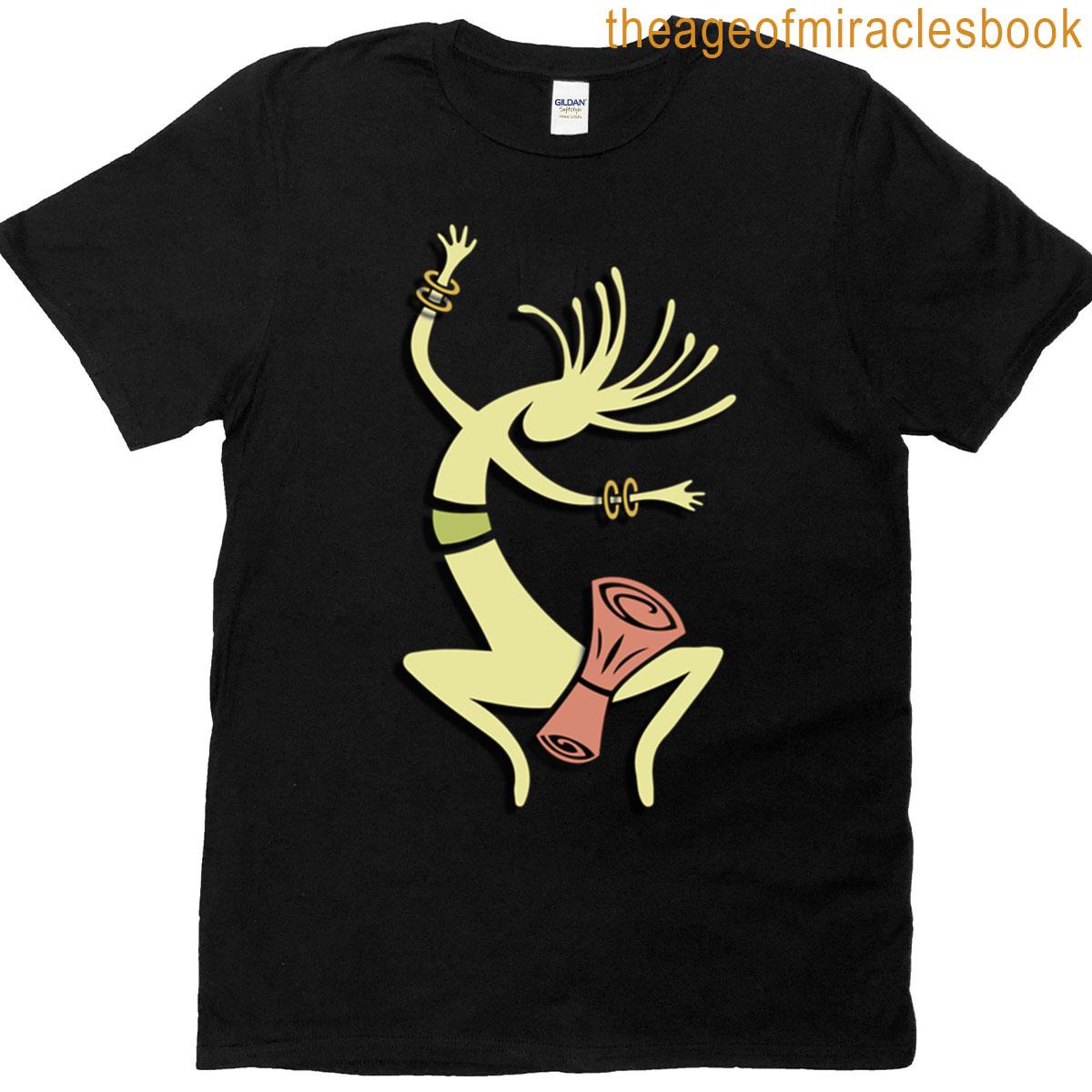 The Drummer Vector Illustration T-shirt
