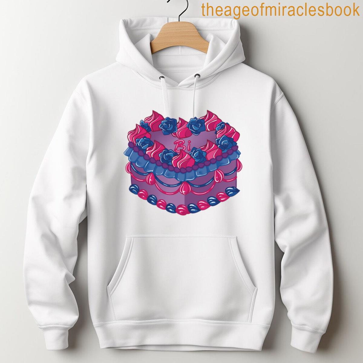 Alternative view of Bi Pride Cake T-shirt