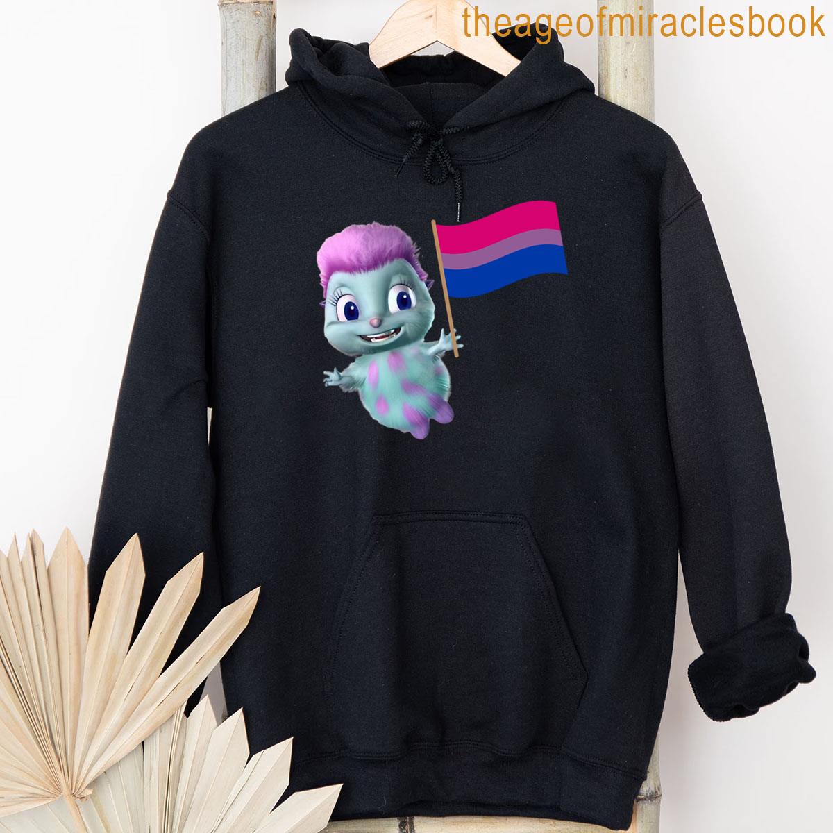 Alternative view of Bibble Bisexual Pride Flag T-shirt