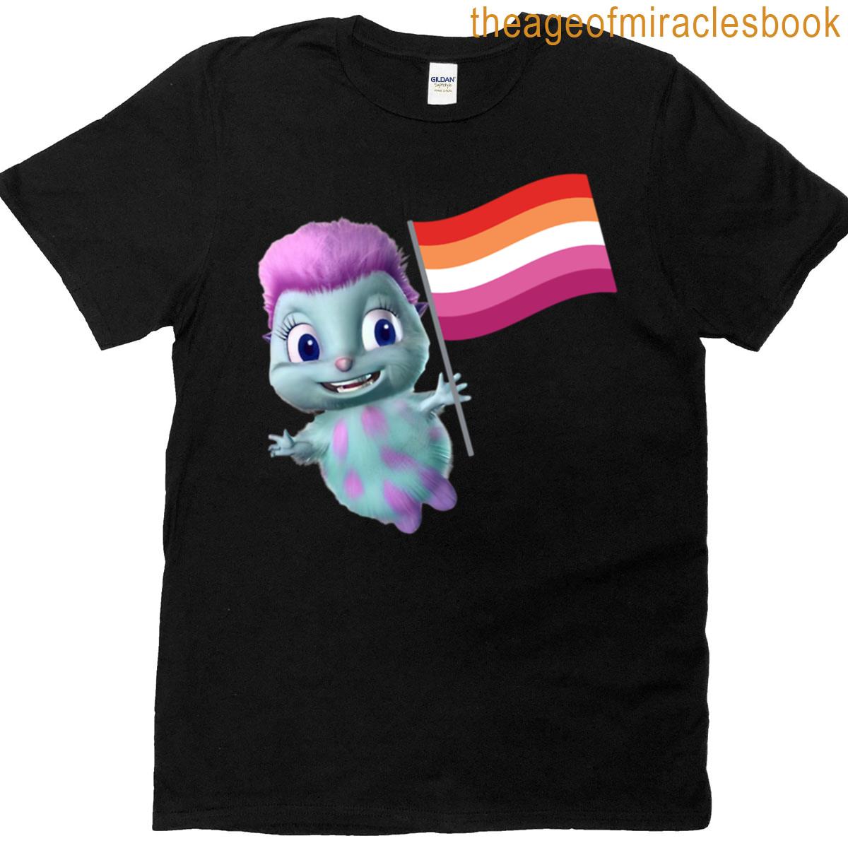 Bibble Lesbian Pride Flag T-shirt
