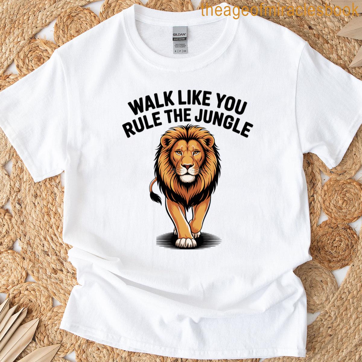 Fearless Lion Confidence Quote T-shirt