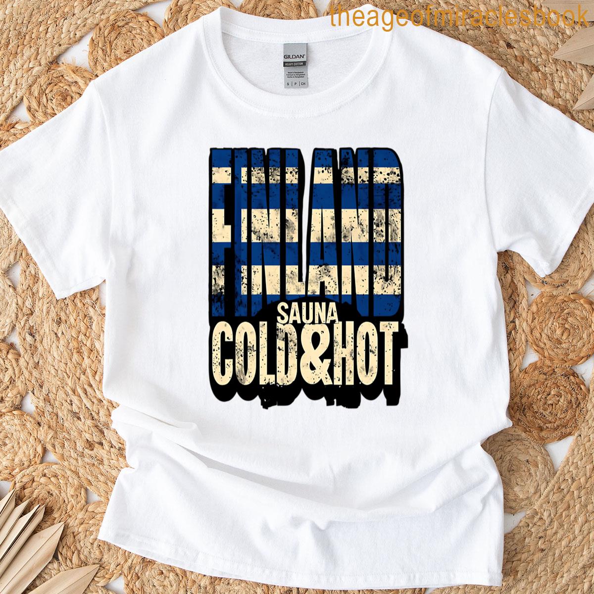 Finland Sauna Cold And Hot T-shirt