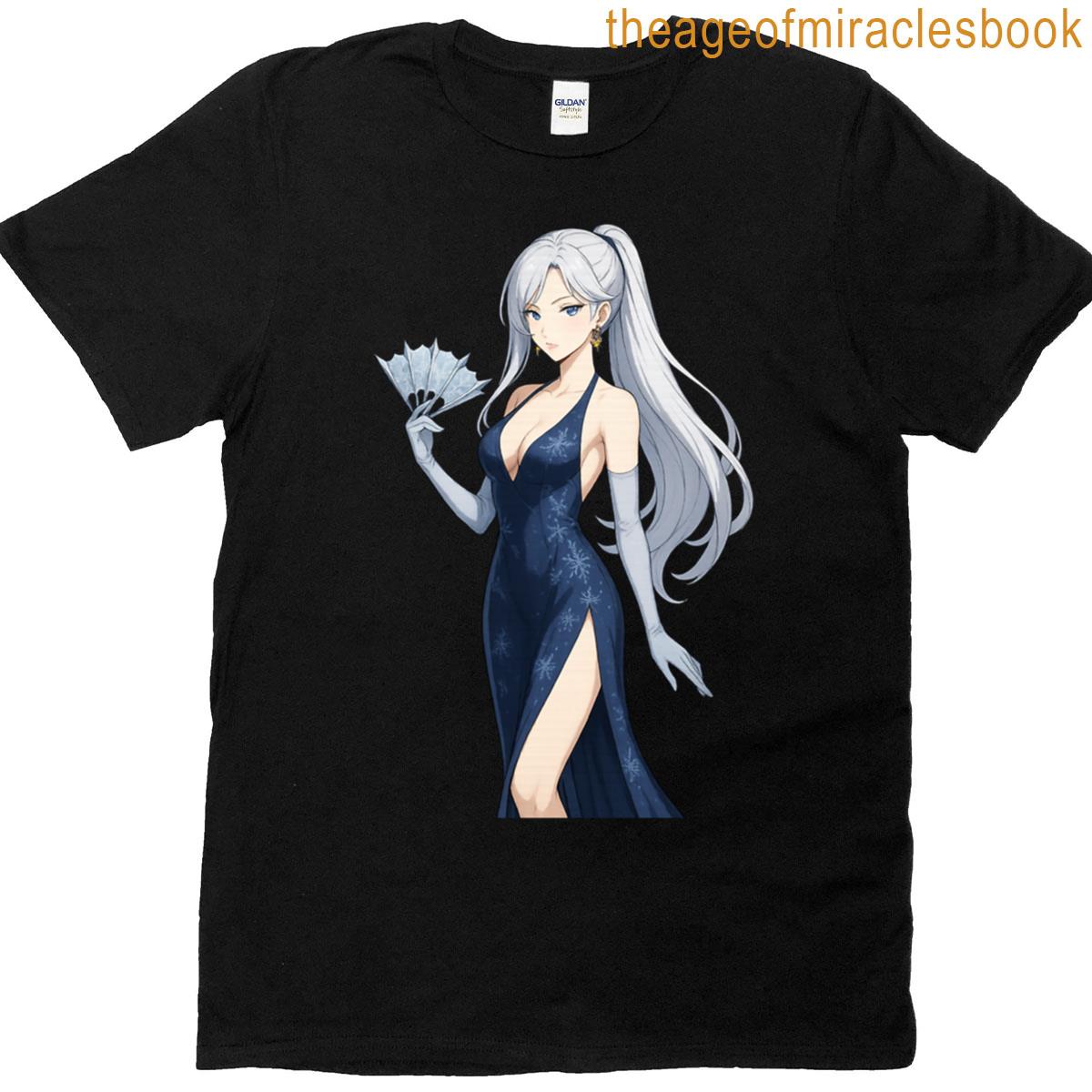 Ice Queen In Elegant Evening Gown T-shirt