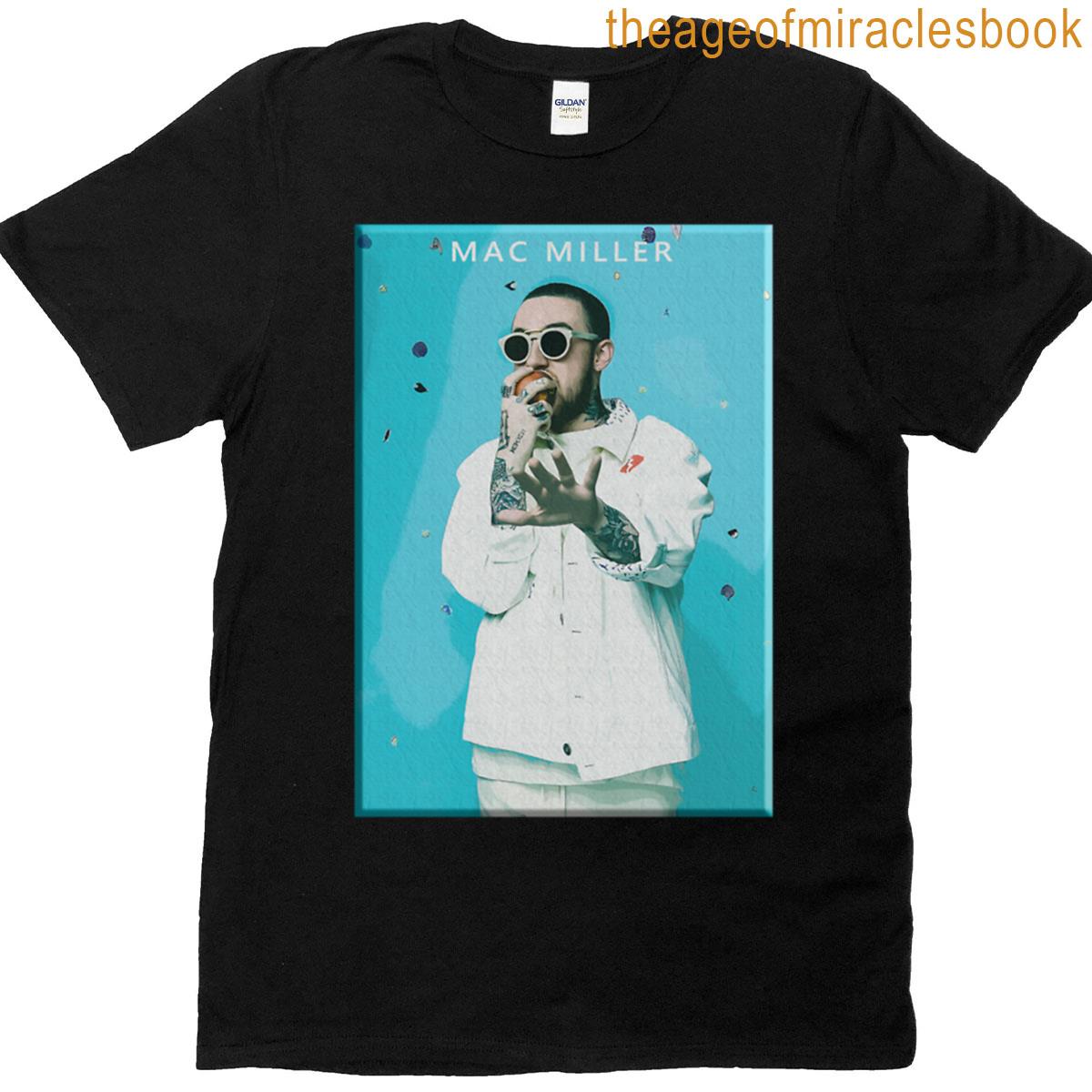Mac Miller – Blue Background T-shirt