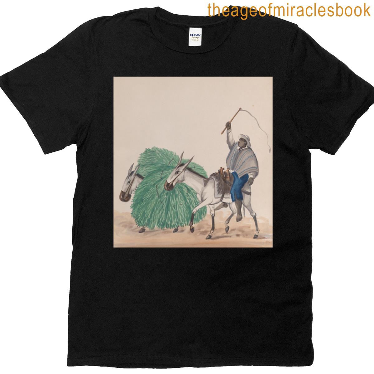 Peruvian Peasant With Mules 1849 T-shirt