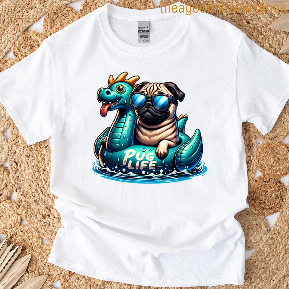 Pug Life Dog Summer T-shirt