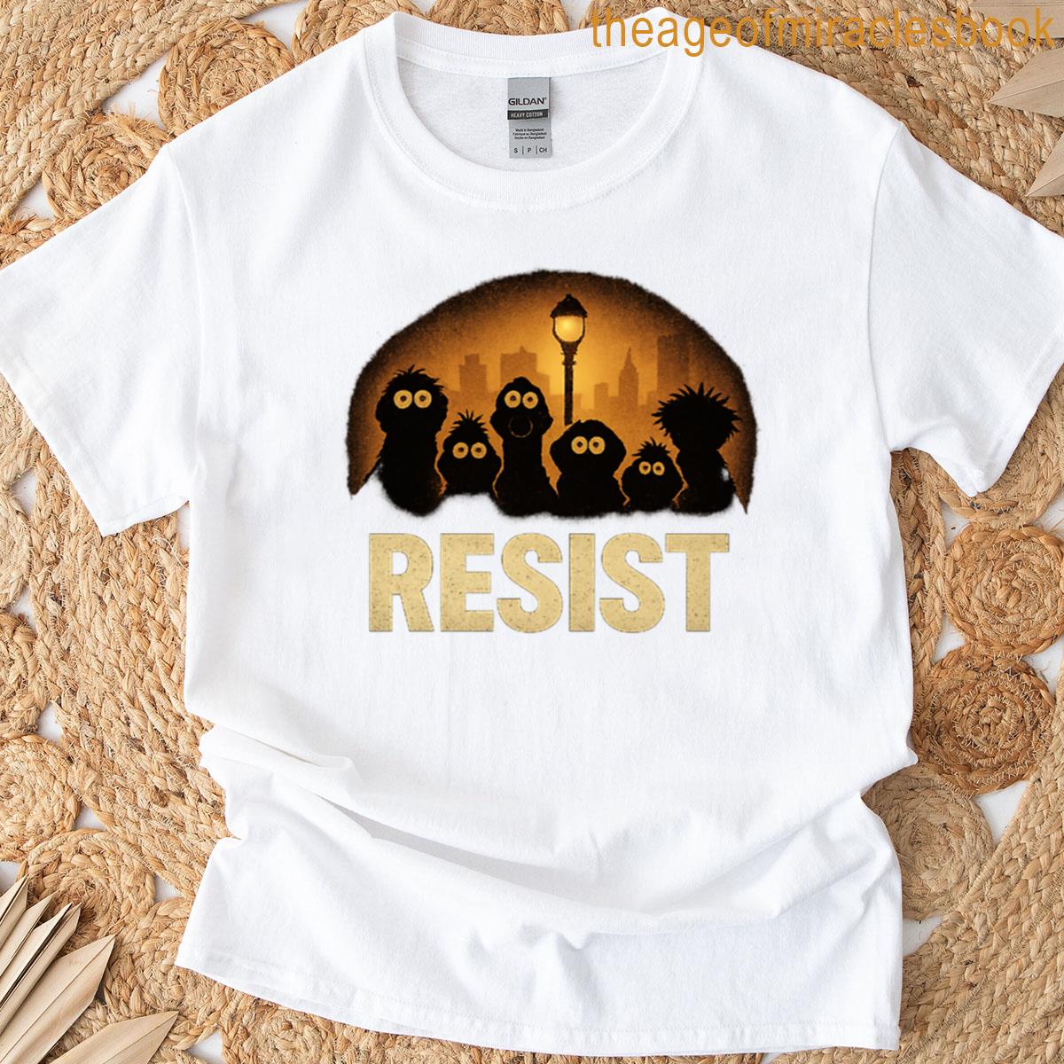 Resist Puppet Protest Support Public Broadcasting T-shirt