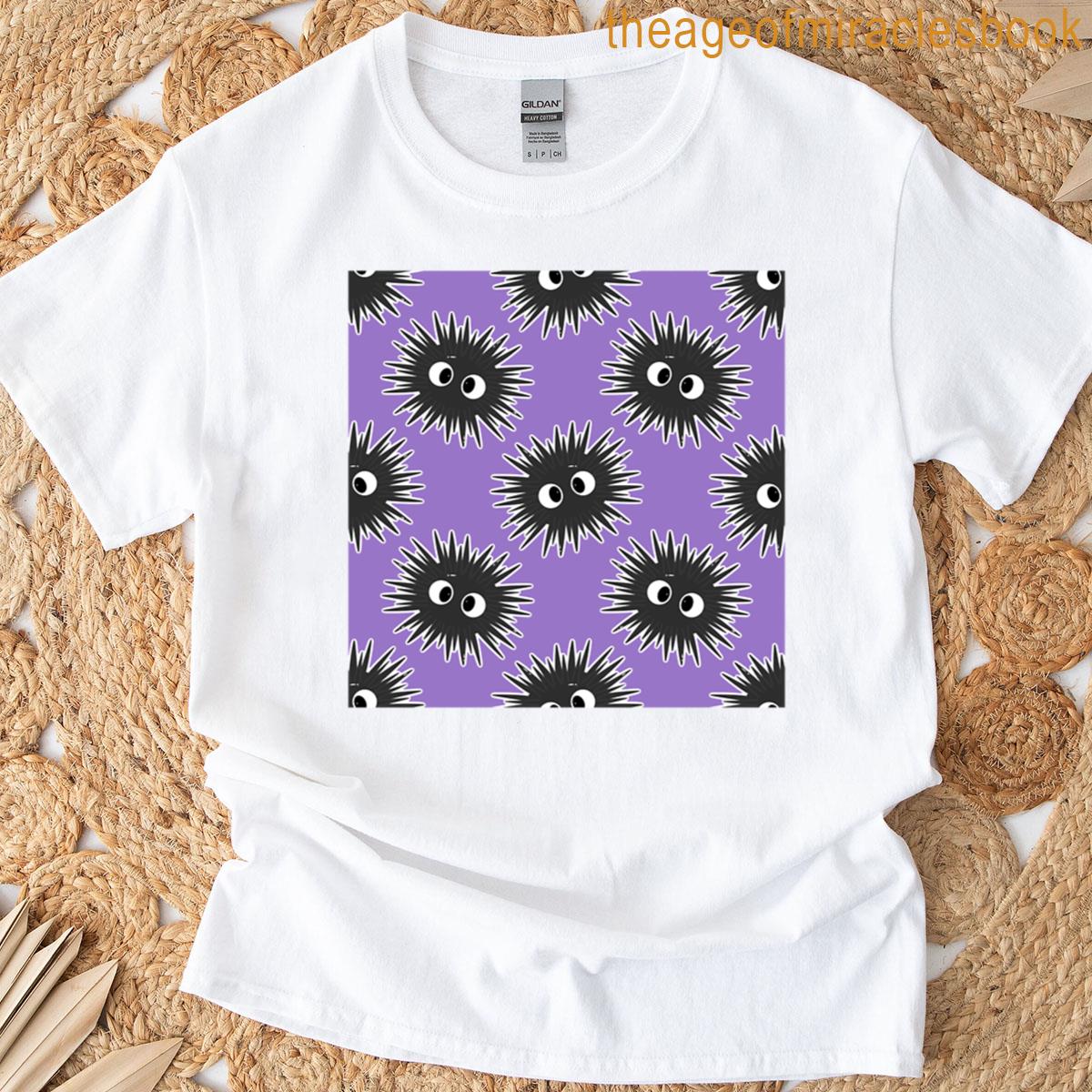 Sea Urchin Cartoon Seamless Pattern T-shirt